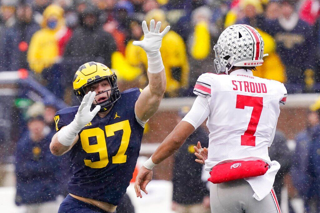 3. Aidan Hutchinson, Edge, Michigan, Sr.